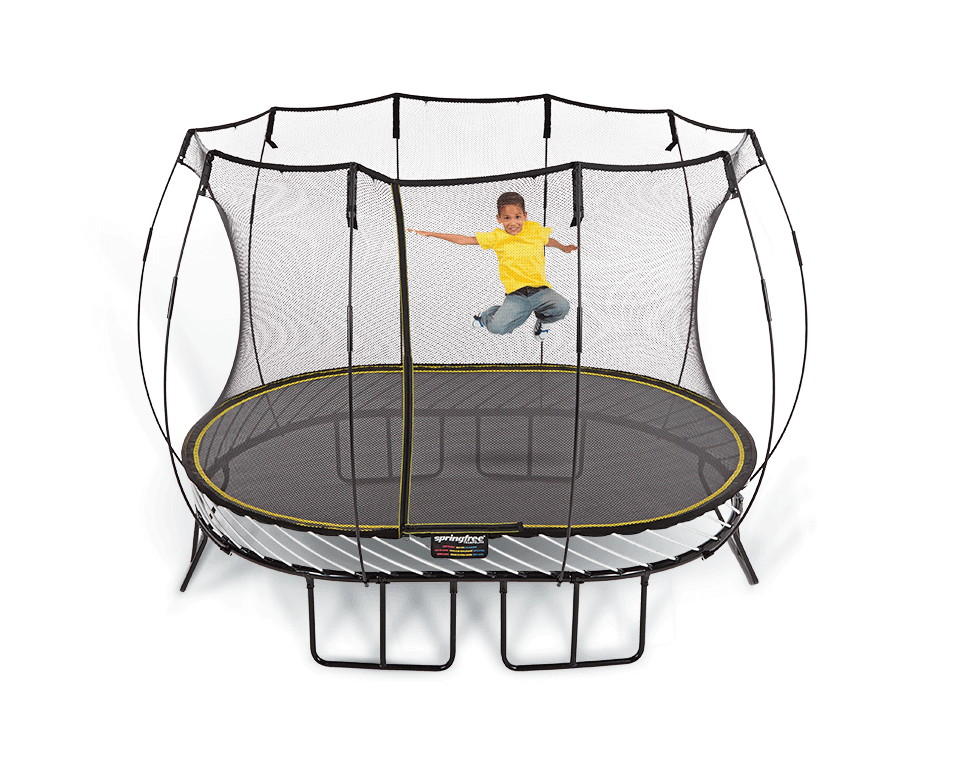 Medium Oval Woodplay Of The Carolinas Springless Trampoline