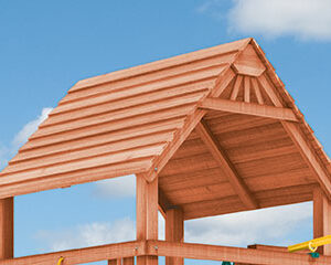 Monkey Tower Wood Roof