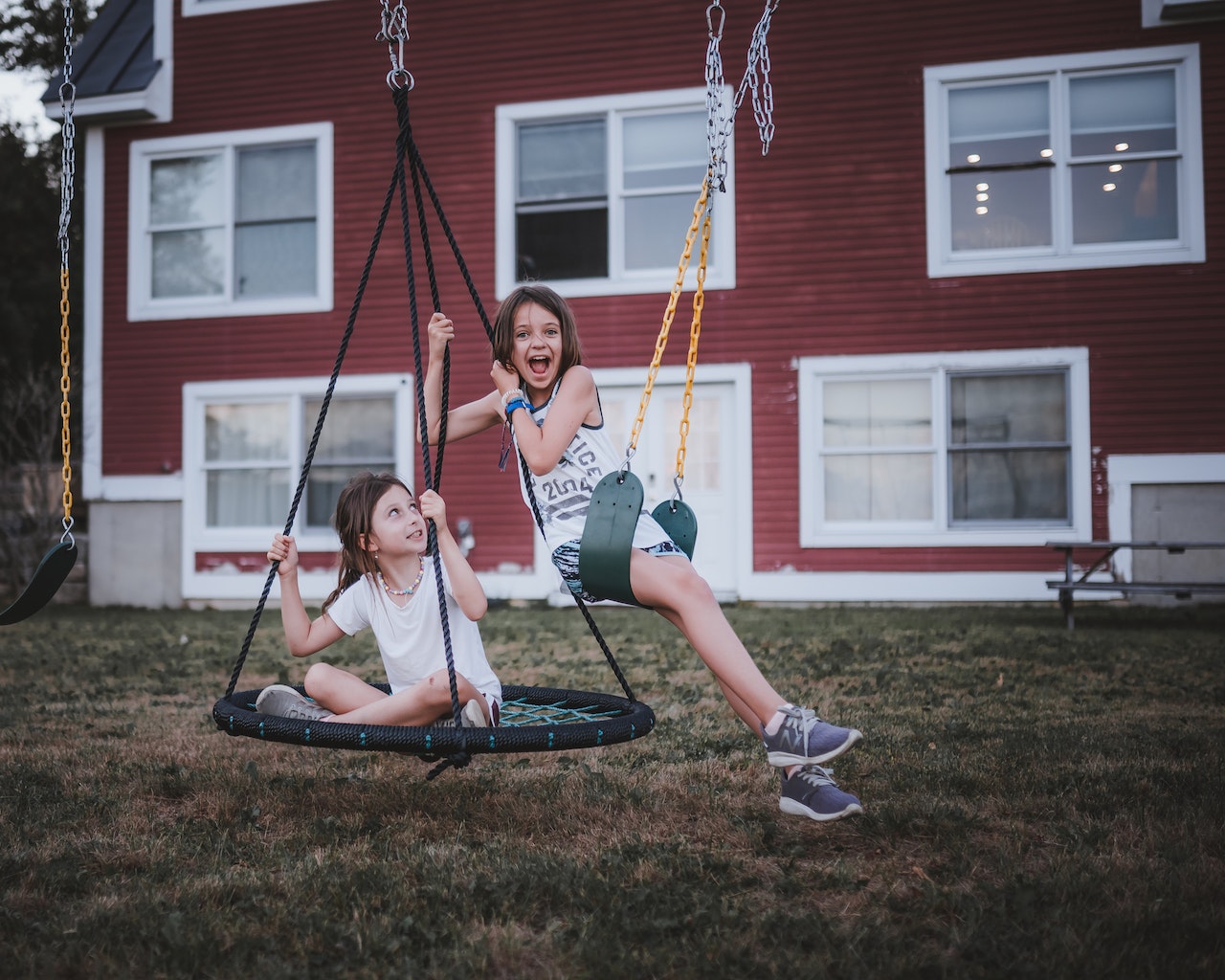 Build a Backyard for Everyone with a Wooden Play Swing Set Woodplay