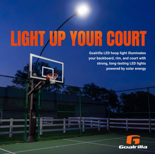 Solar LED Basketball Hoop Light - Image 3