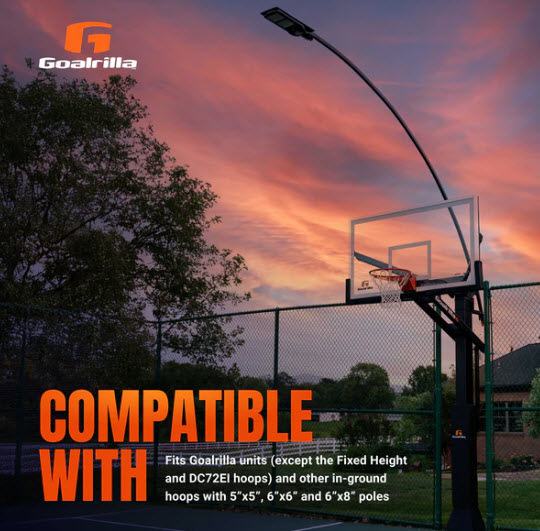 Solar LED Basketball Hoop Light - Image 5