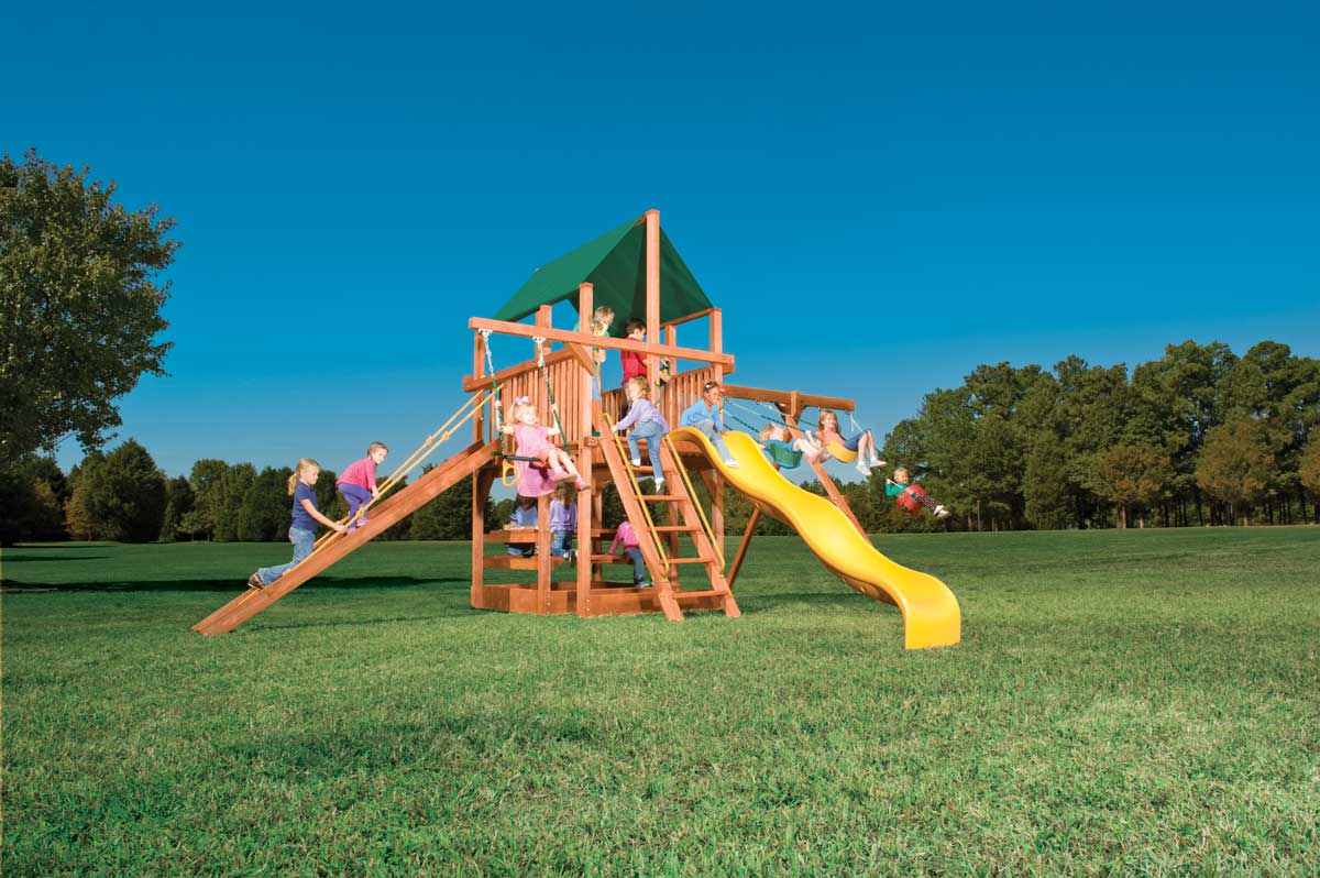 Playhouse Series Wooden Swing Set