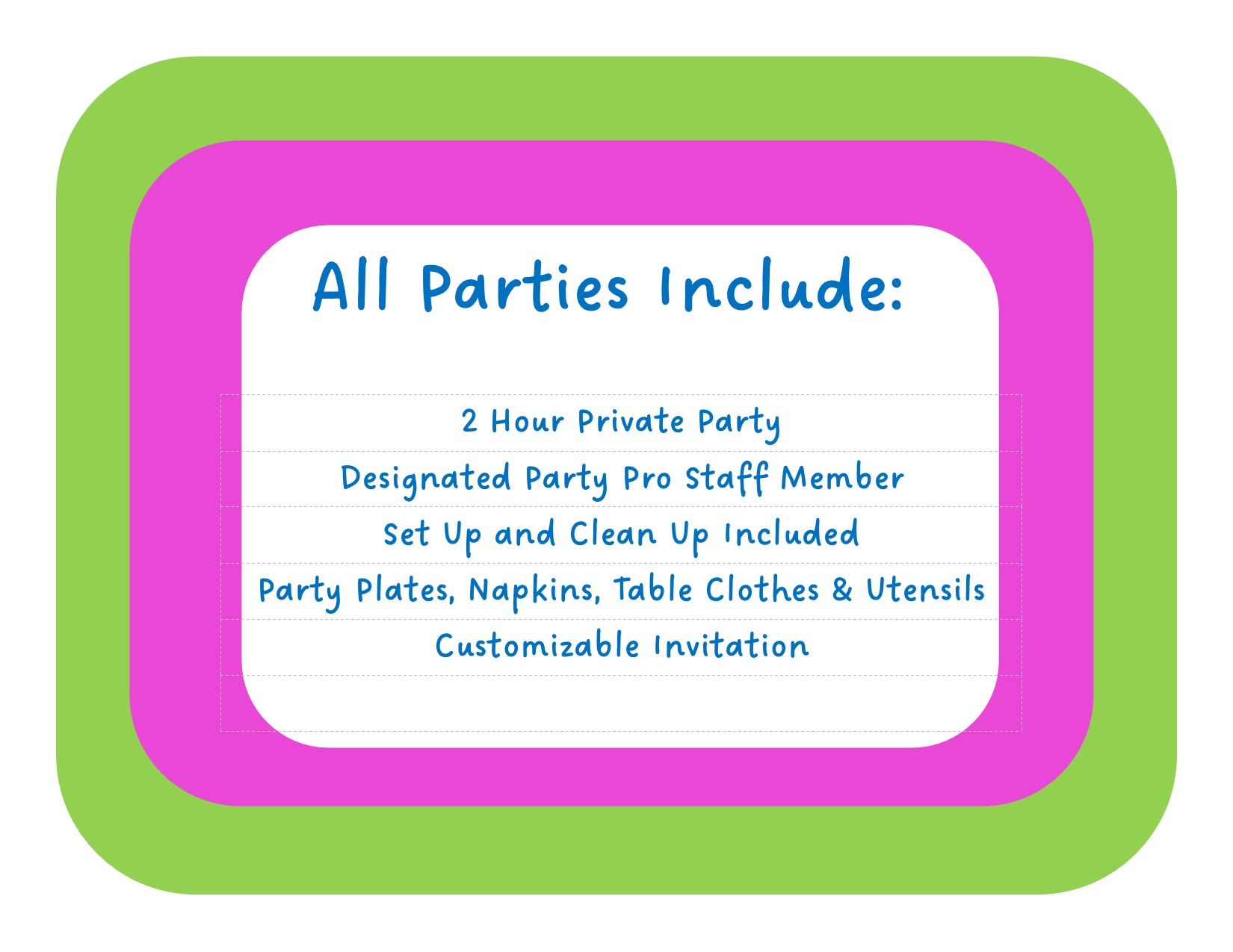 Party Packages