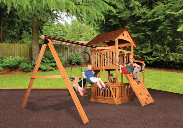 Olympian Treehouse XL 2 Swing Set - Image 5